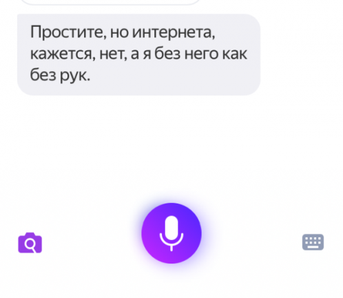 Алиса без интернета