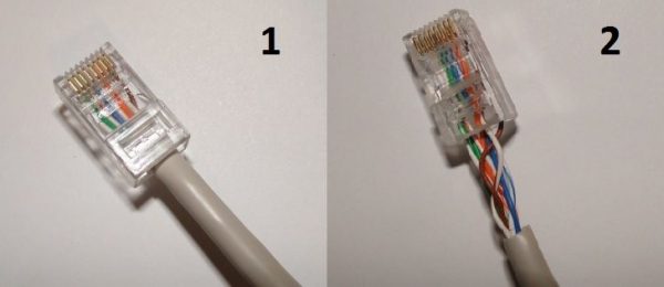 Должен выглядеть коннектор сети