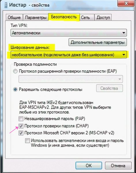 Методы аутентификации CHAP