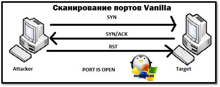 Vanilla scan port