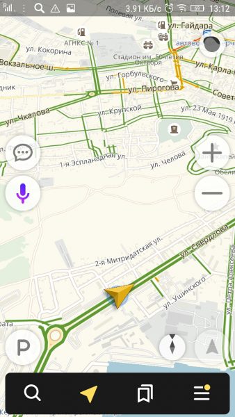 Карта навигатора