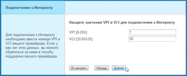 VPI и VCI