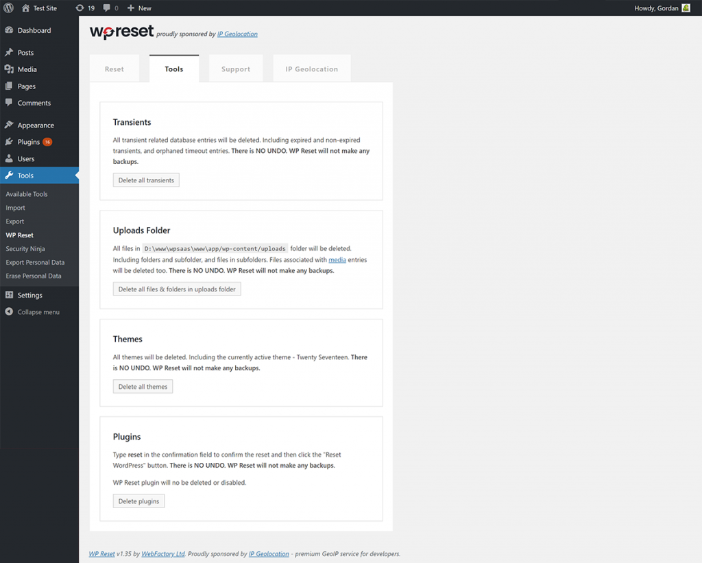 Как восстановить сайт на WordPress, а не переустанавливать