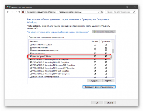 Отметка программы