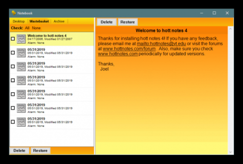 Главное меню