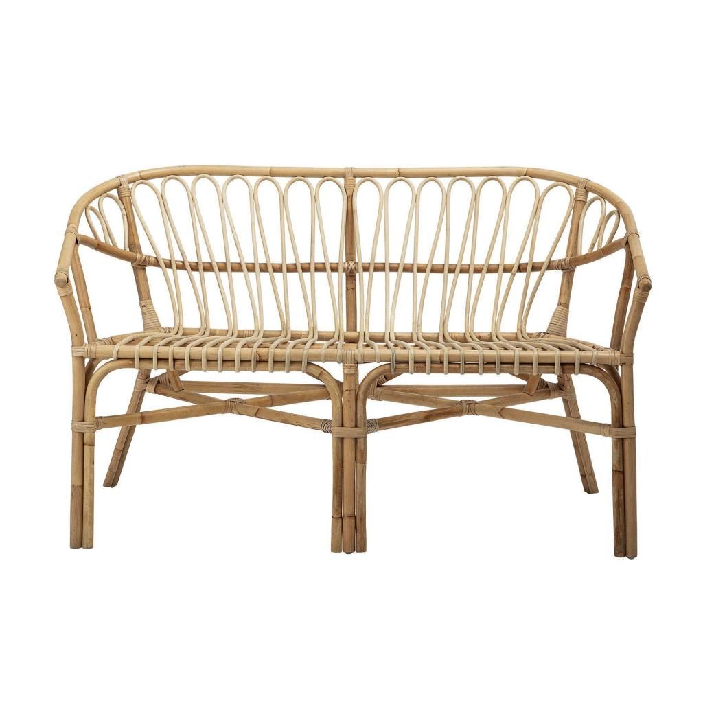 ФИОЛЕТОВАЯ СКАМЕЙКА ИЗ РОТАНГА, БОМОНД