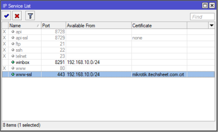 Hardening MikroTik RouterOS Login Services