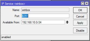 Limiting Login Services from Specific IP Address