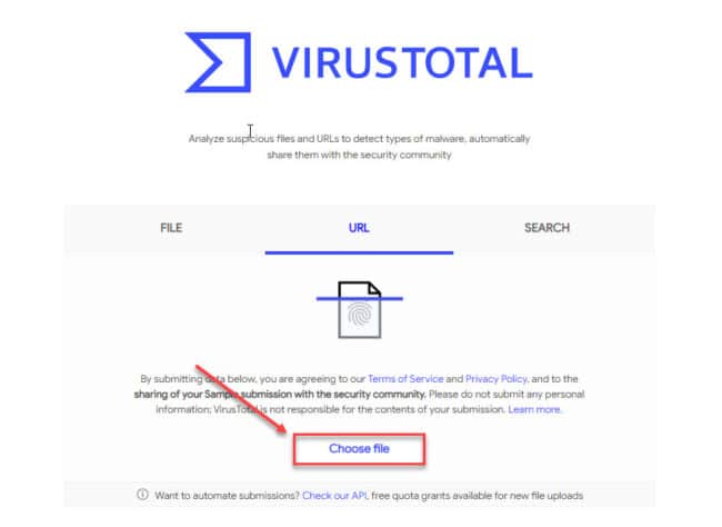 выберите файл