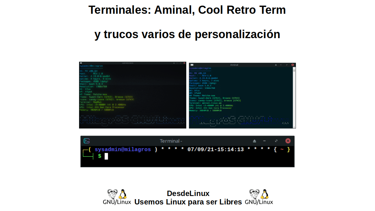 Терминалы: Aminal, Cool Retro Term и различные хитрости настройки