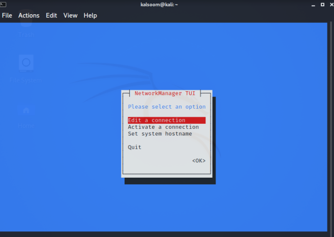 Подключение Kali Linux к беспроводной сети