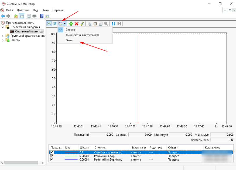 Системный монитор / Настройка внешнего вида