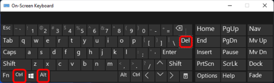 ctrl alt delete на клавиатуре