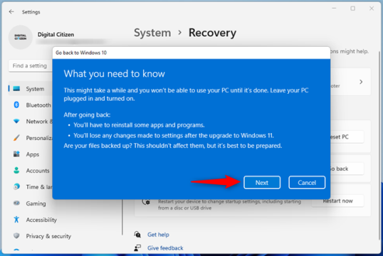 Что следует знать перед откатом на Windows 10
