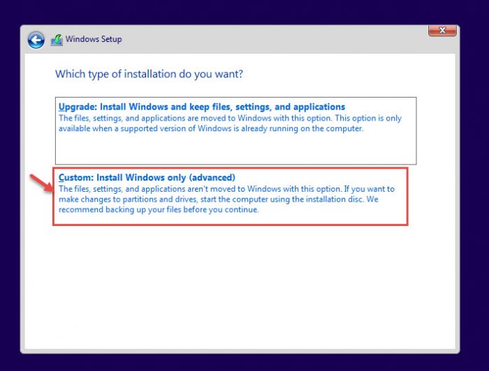 установить кастомный