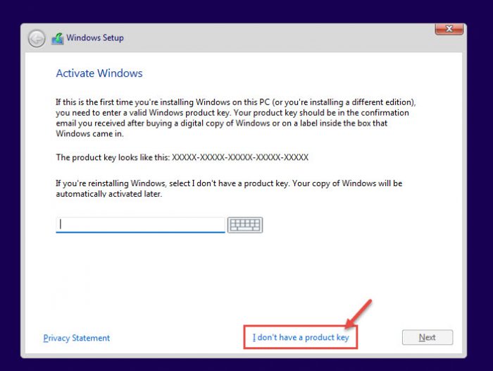 установить ключ продукта