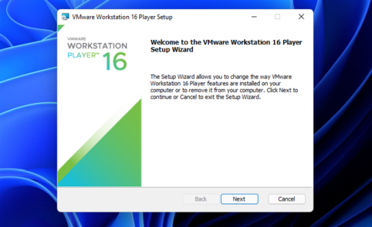 Установите VMware Workstation Player 16 бесплатно