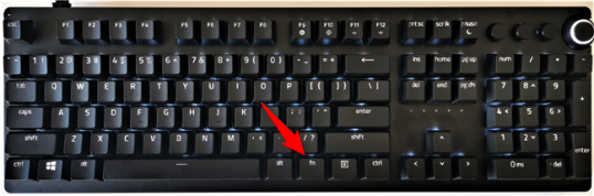 Клавиша Fn (функция) на клавиатуре