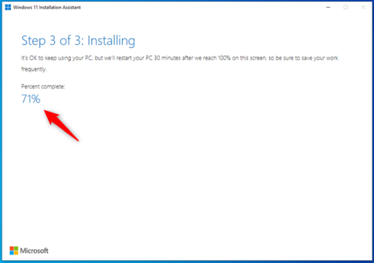 Windows 10 обновляется до Windows 11