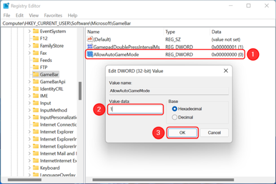 Измените значение строки, затем нажмите ОК.