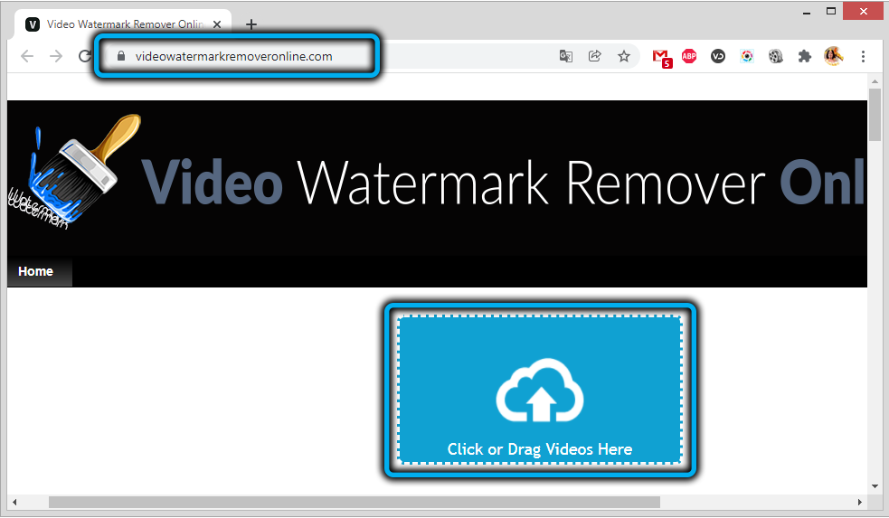 Сервис Video Watermark Remover Online