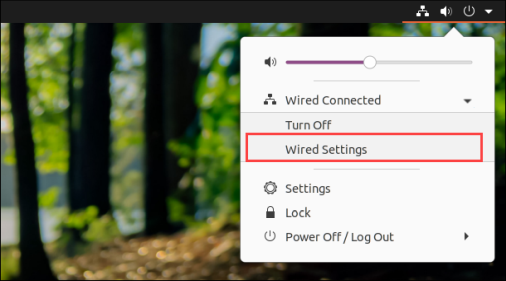 проводные настройки ubuntu