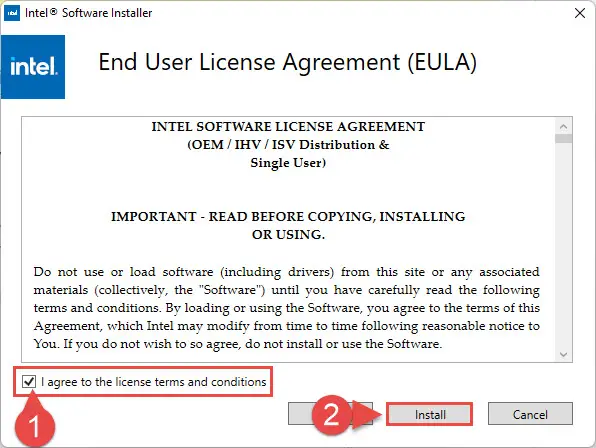 Intel согласен установить