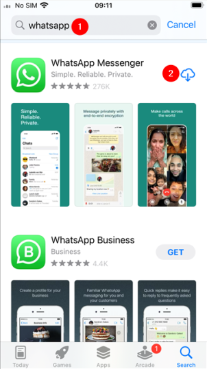 Переустановите приложение, которое было сброшено на вашем iPhone.