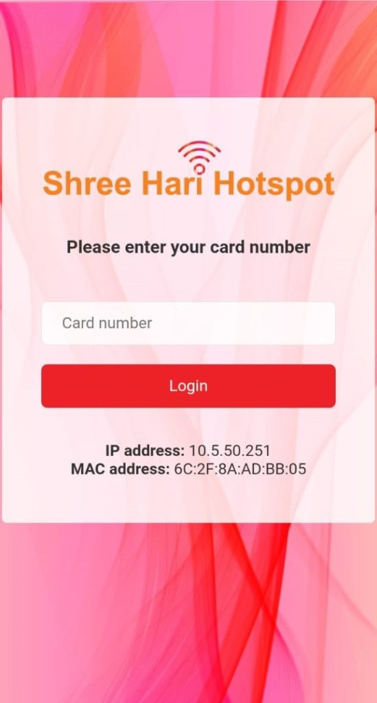 ShreeHariHotspot_Mobile View