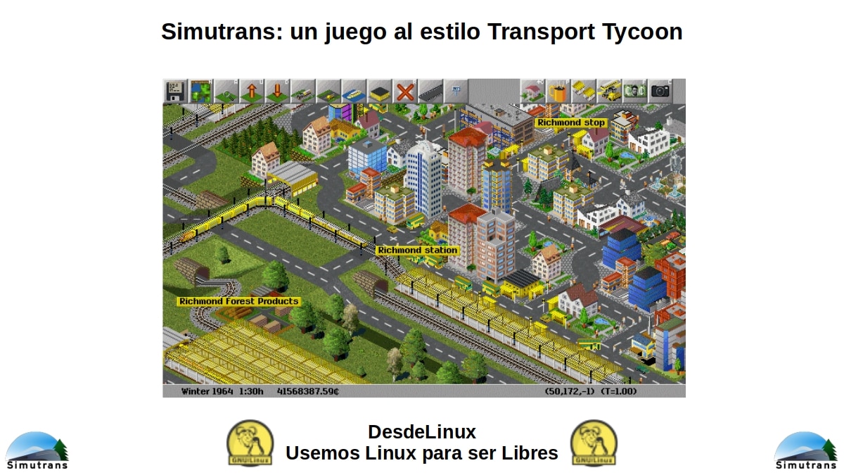 Simutrans: игра в стиле Transport Tycoon
