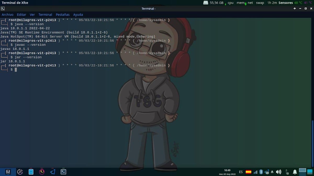 Проверка Oracle JDK