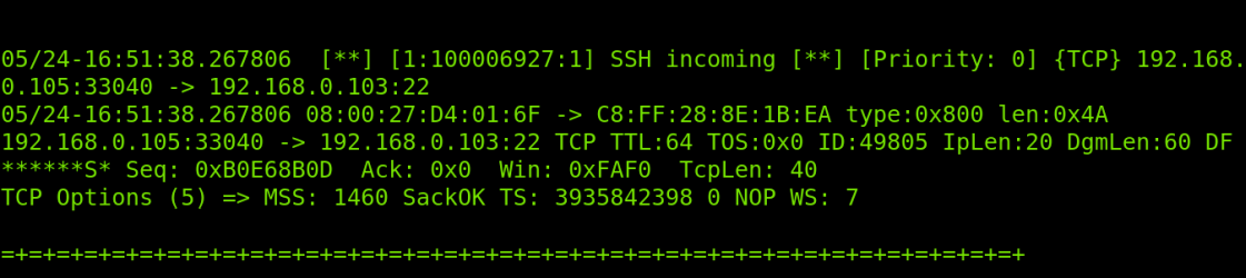 Оповещения в Snort в Linux