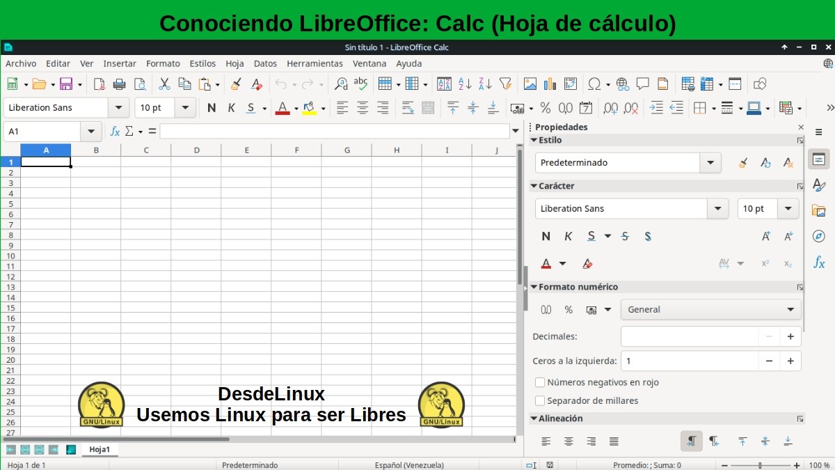 Знакомство с LibreOffice - Учебник 02: Calc