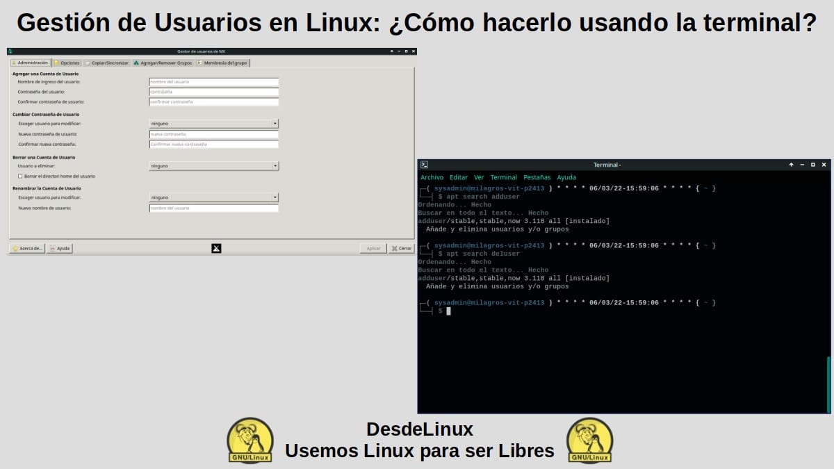 Практические примеры команд: useradd, adduser, userdel и deluser