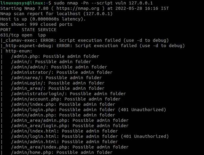 Скриптовый движок Nmap