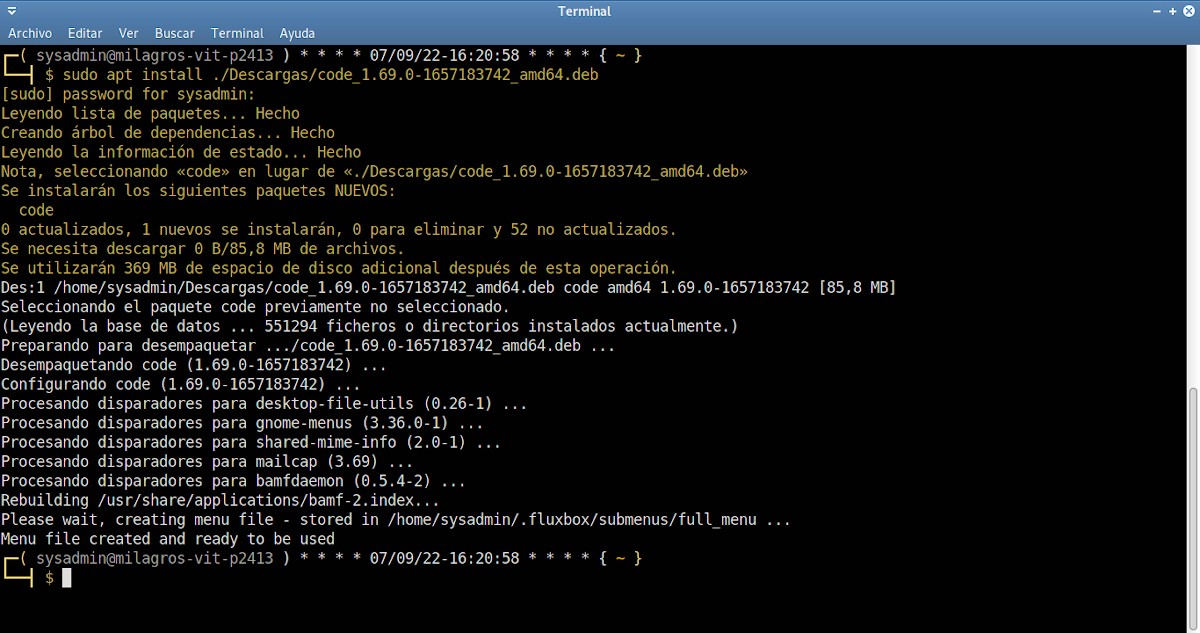 Код VS: Скриншот 1