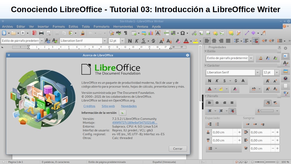 LibreOffice Writer: знакомство с текстовым процессором