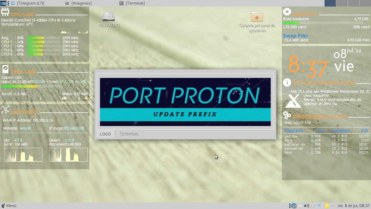 PortWINE: Скриншот установки и использования - 9