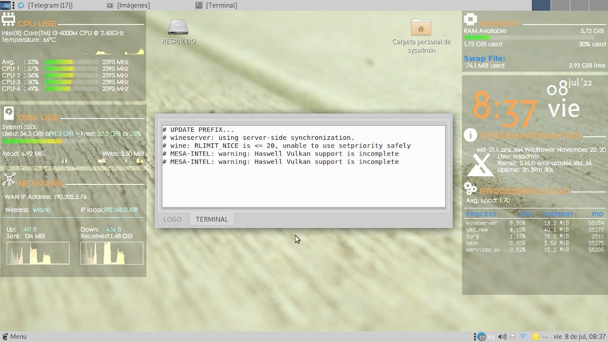 PortWINE: Скриншот установки и использования - 10