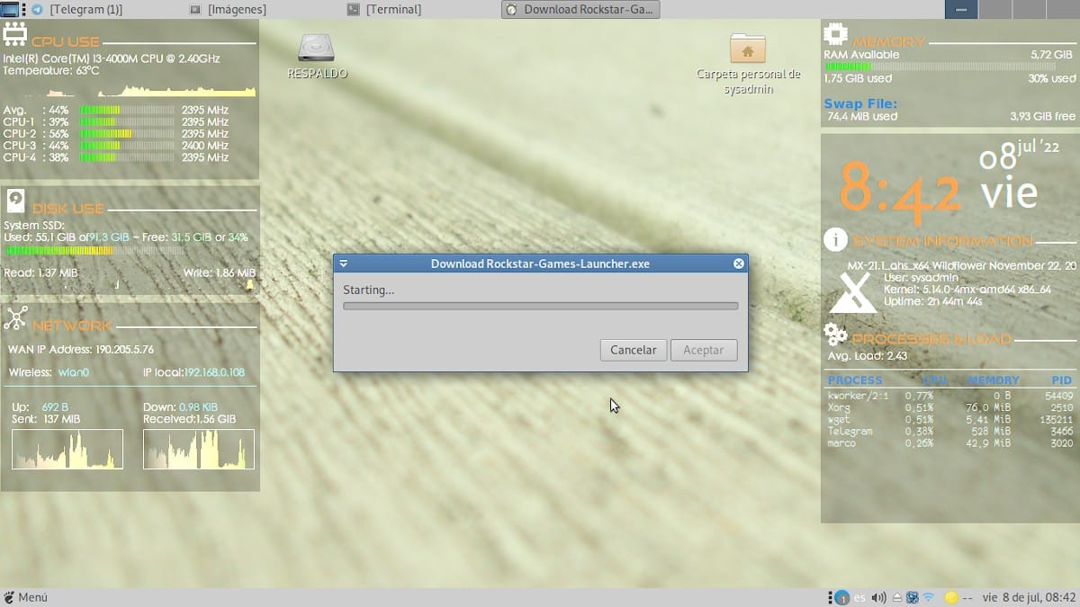 PortWINE: Скриншот установки и использования - 11