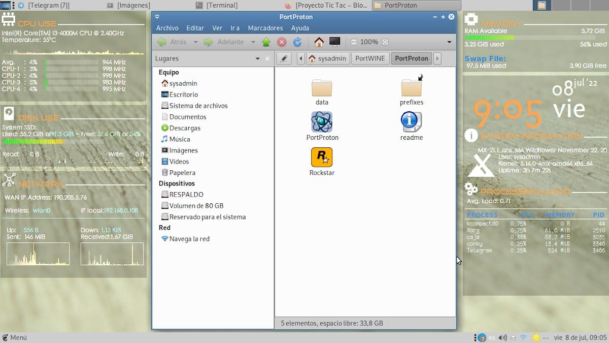 PortWINE: Скриншот установки и использования - 14