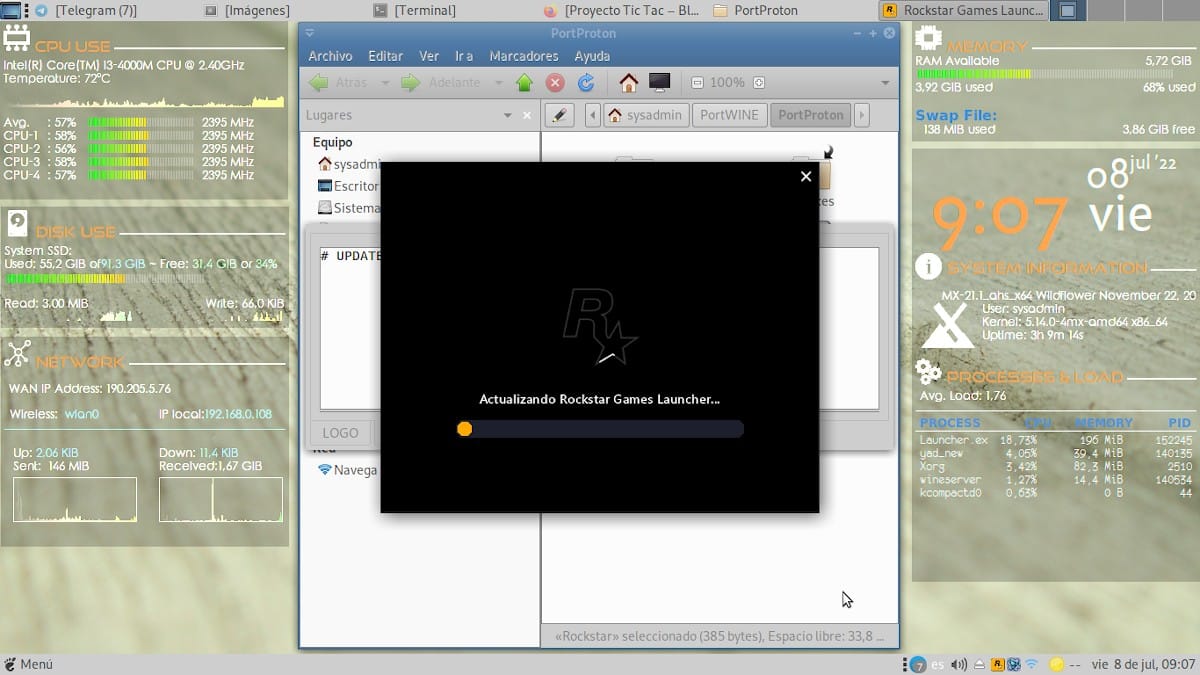 PortWINE: Скриншот установки и использования - 18