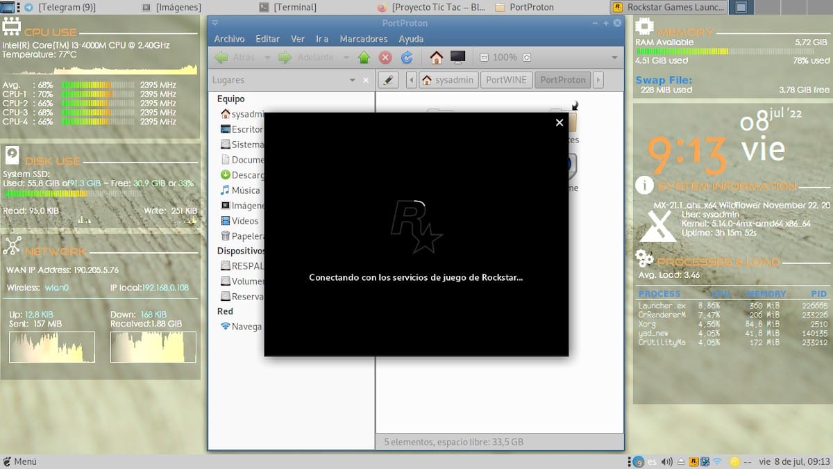 PortWINE: Скриншот установки и использования - 20
