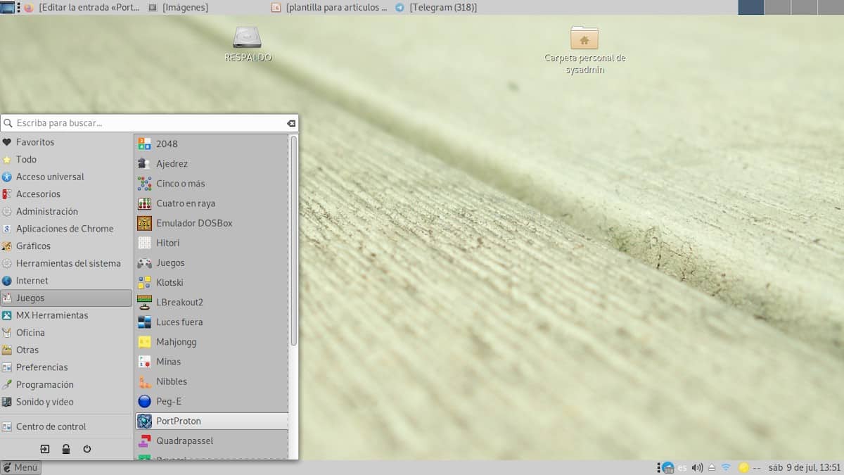 PortWINE: Скриншот установки и использования - 3