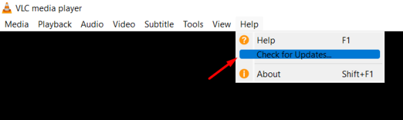 Помогите проверить наличие обновлений на VLC - VLC не работает в Windows