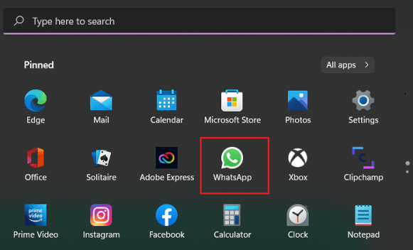 Откройте WhatsApp, используя все приложения