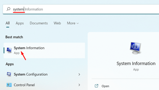 Системная информация