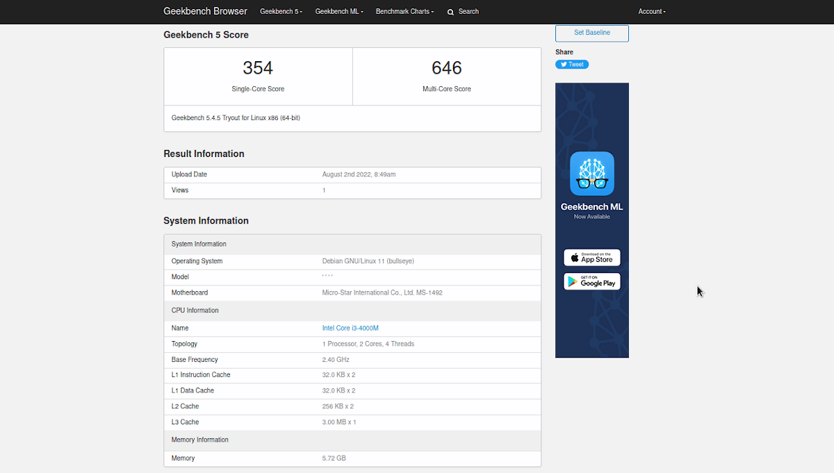 Изучение результатов, полученных через сеть - 1
