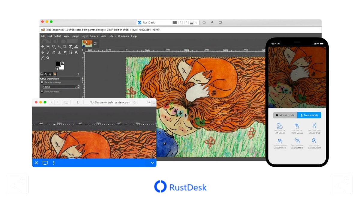 RustDesk: приложение для удаленного рабочего стола с открытым исходным кодом