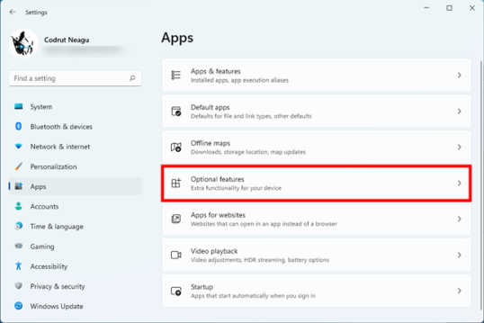 Дополнительные функции в Windows 11
